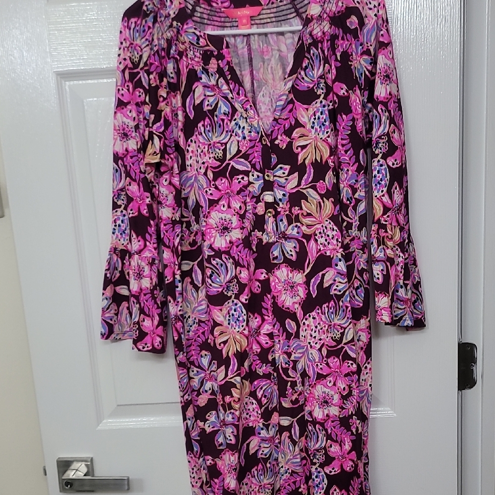 Lilly Pulitzer Pink and Purple Floral Dress